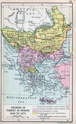 Szczegółowa stara mapa Bałkanów z zaznzczeniem reliefu 1912 roku.