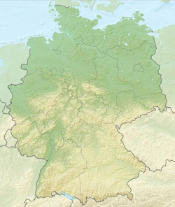 Internetowa mapa topograficzna Niemiec.