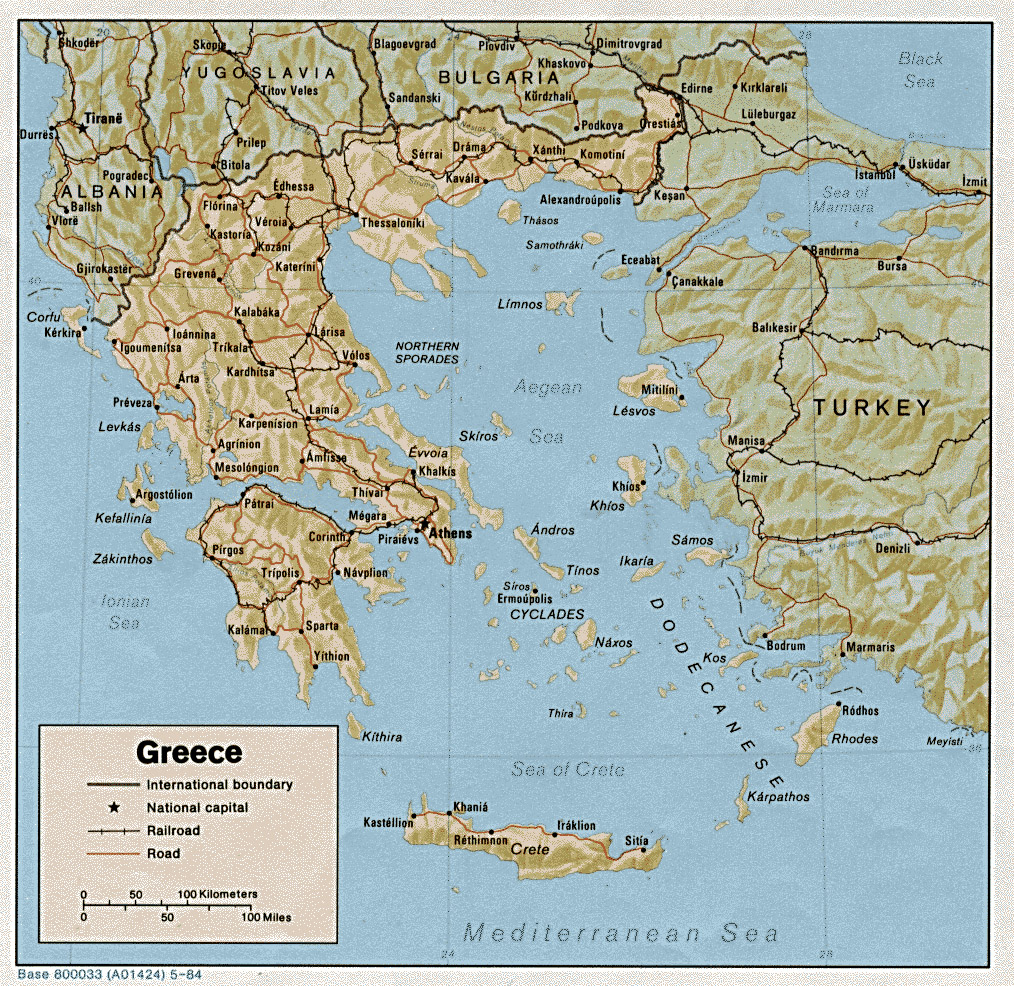 Mapy Grecji Szczeg owa Mapa Grecji W J zyku Angielskim Mapa Mapy Grecji Szczeg owa Mapa Grecji W J zyku Angielskim Mapa