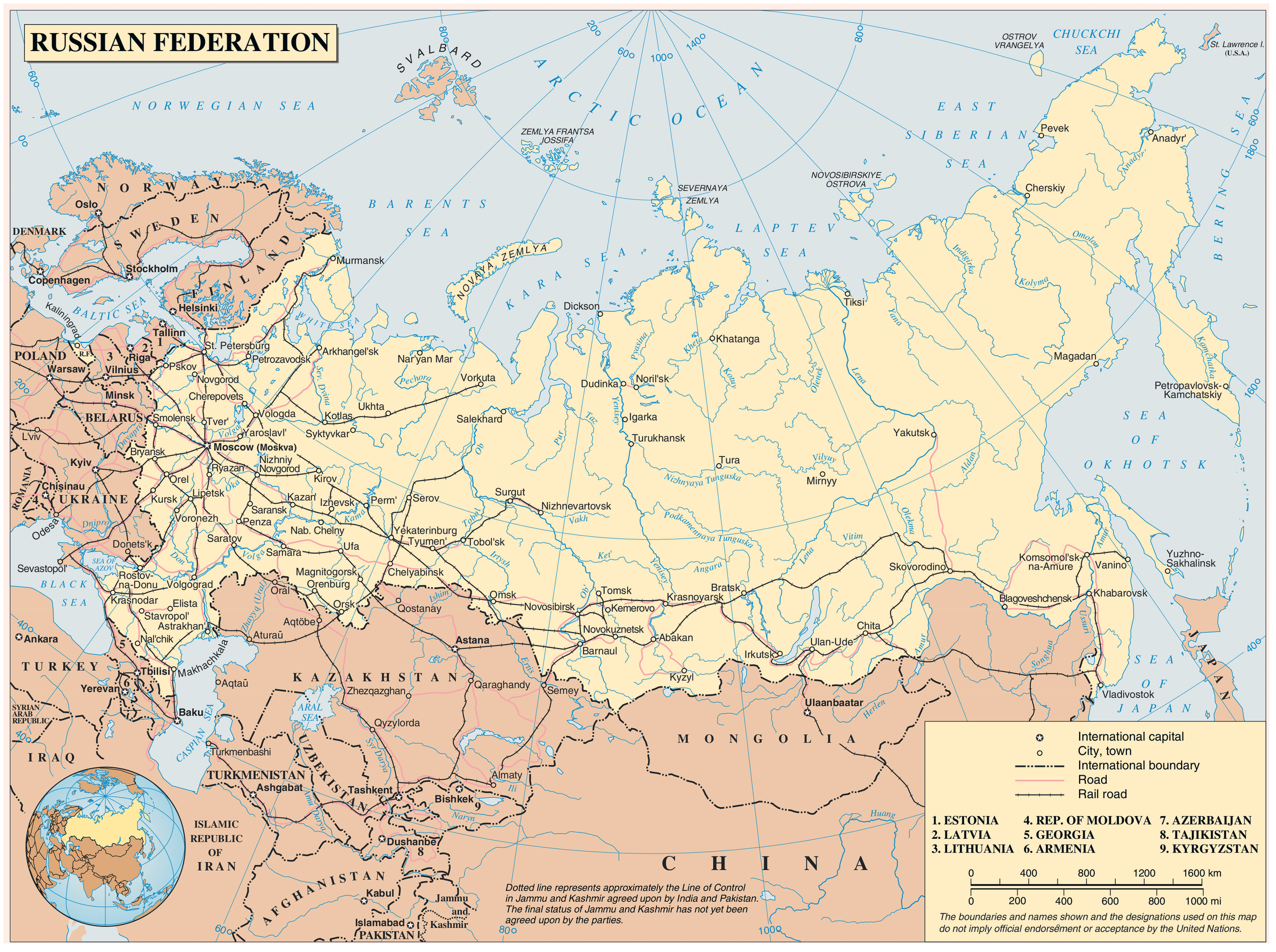 Mapy Rosji | Szczegółowa mapa Rosji z miastami i regionami | Mapa Rosji